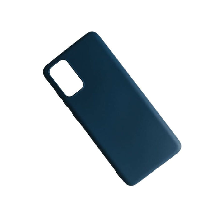 Silicone phone case in black for Samsung Galaxy S20 Plus by 9eight5, with textured grip and precise cutouts for buttons and camera.