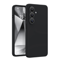 Black silicone screen protector case for Samsung S26 by 9eight5, showing the smooth, flexible material fitted around the phone screen.