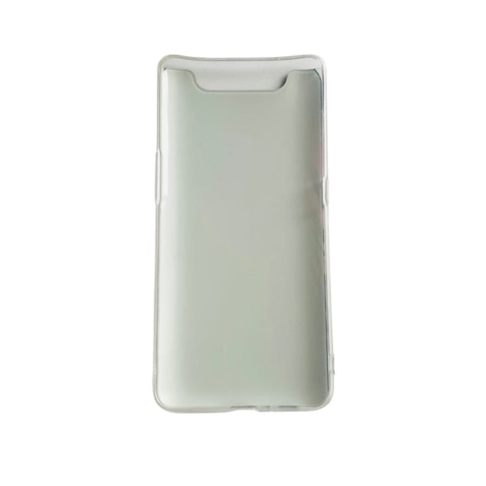 Silicone phone cover for Samsung Galaxy A80 and A90 by 9eight5, showing a slim, flexible case with a smooth matte finish.