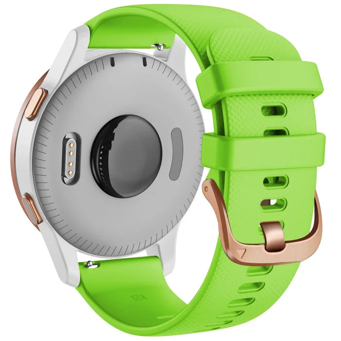 Habicare silicone replacement strap for Garmin Venu 2 Plus, available in 10 colors, designed for comfortable TWS wear.