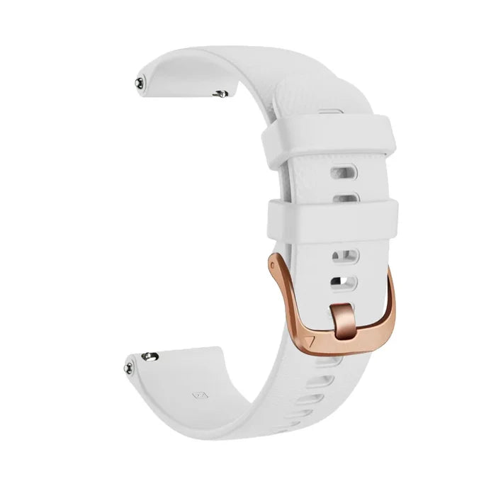 Habicare silicone replacement strap for Garmin Vivoactive 5 Series, available in 10 colors, designed for comfortable wearable fit.