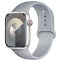 Habicare silicone sport band for Apple Watch Series 42mm-49mm in various colors, featuring a TWS design and adjustable fit.