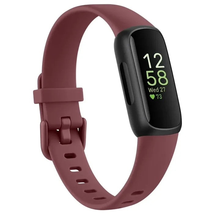Burgundy / Fitbit Inspire 3