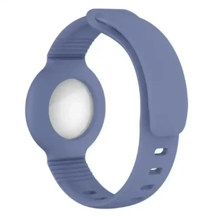 Habicare silicone strap for Apple AirTag in 12 vibrant colors, TWS style, durable and flexible accessory for tracking devices.
