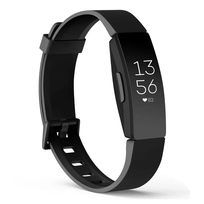 Habicare silicone strap for Fitbit Ace 2, available in 21 colors, designed for TWS fitness tracker, shown in multiple color options.
