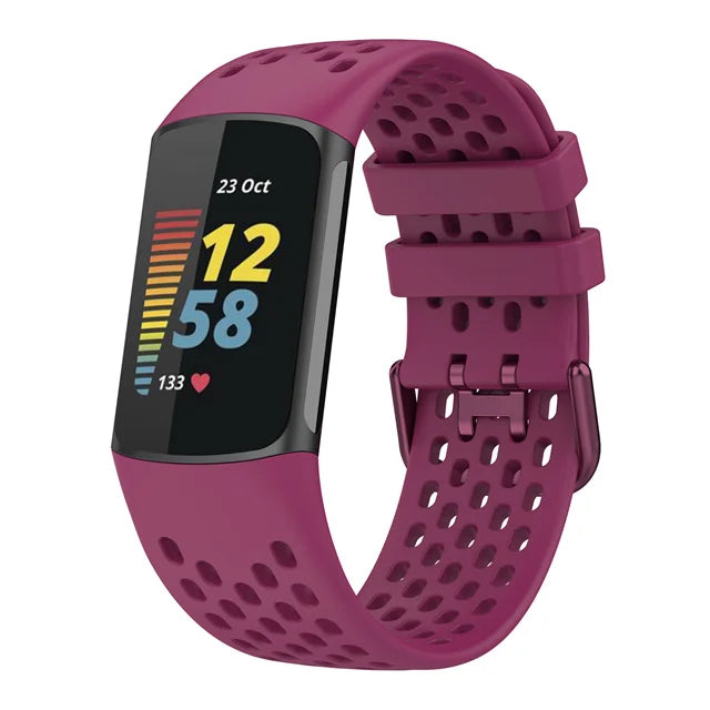 Dark Red / Fitbit Charge 5
