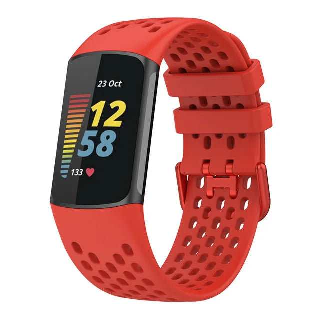 Red / Fitbit Charge 5