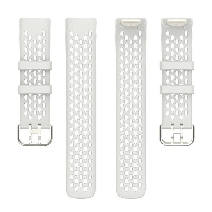 Habicare silicone strap for Fitbit Charge 5/6 series TWS, available in multiple colors, shown in a close-up image.