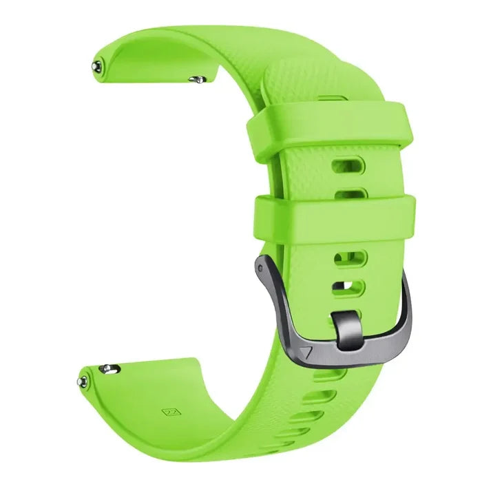 Habicare silicone strap for Garmin Forerunner 265 series, available in 13 colors, designed for secure fit and comfort.