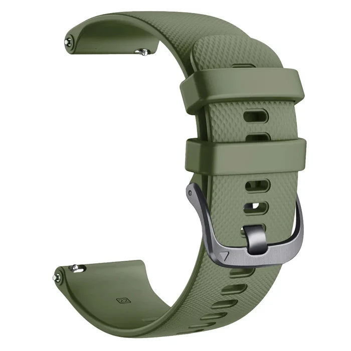 Habicare silicone strap for Garmin Forerunner 965 series, available in 10 colors, TWS smartwatch accessory, flexible and durable.