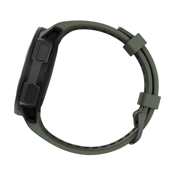 Habicare silicone strap for Garmin Instinct 1/2, Esports, Solar Series, 22mm, available in 13 colors, TWS compatible.