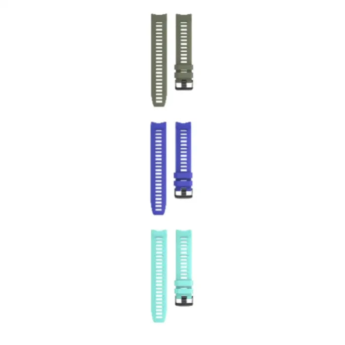 Habicare silicone strap for Garmin Instinct series, 22mm TWS watch band in multiple colors, compatible with Instinct 1, 2, Esports, and Solar models.