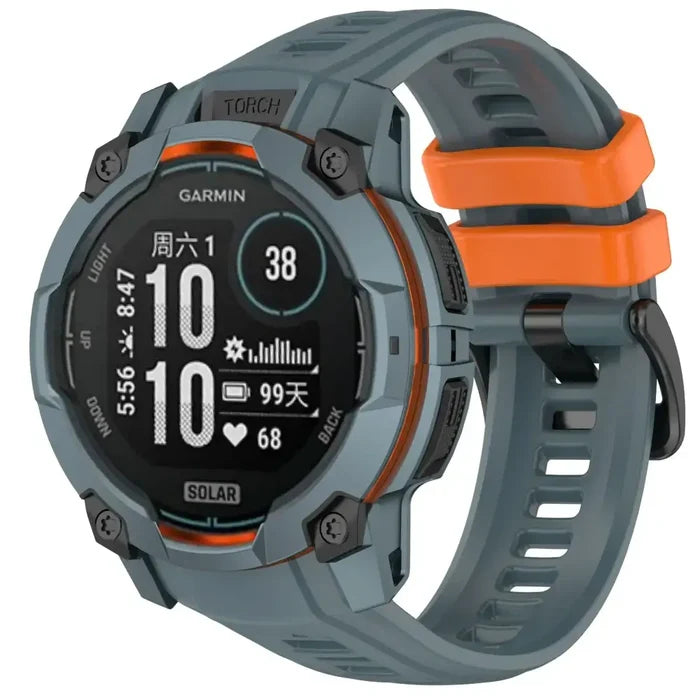 Rock Blue Orange / Garmin Instinct 3 - 45mm