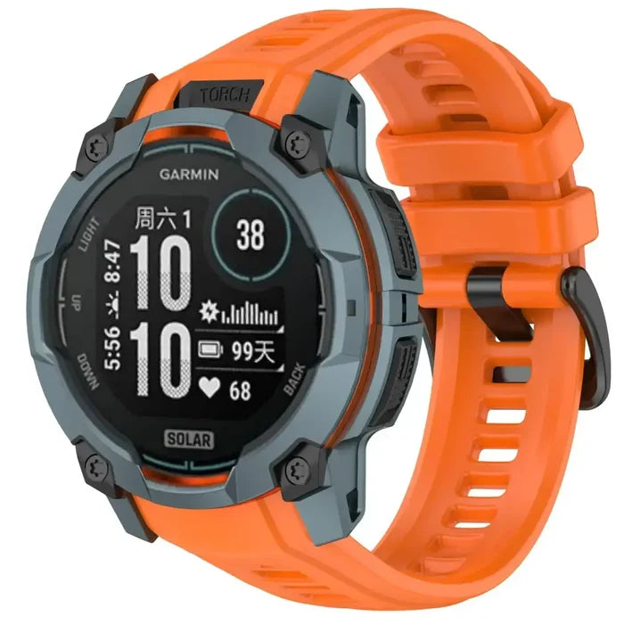 Orange / Garmin Instinct 3 - 45mm