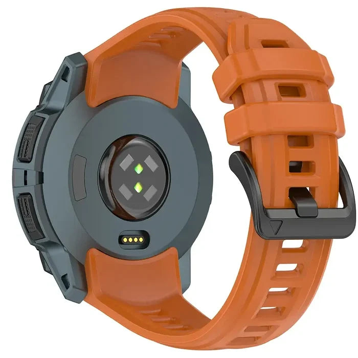 Habicare silicone strap for Garmin Instinct 3/3 Solar Series 45mm and 50mm, available in 12 colors, TWS style.