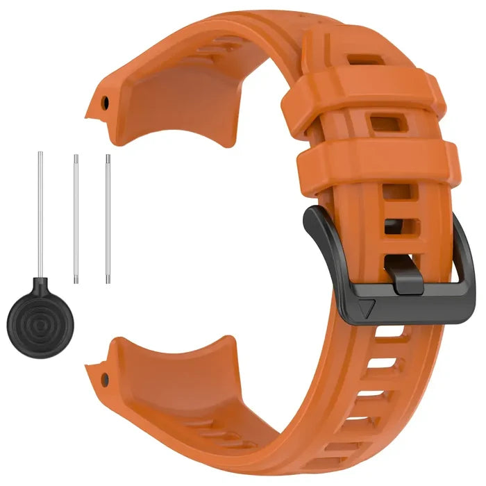 Habicare silicone strap for Garmin Instinct 3/3 Solar Series 45mm and 50mm, available in 12 vibrant colors.