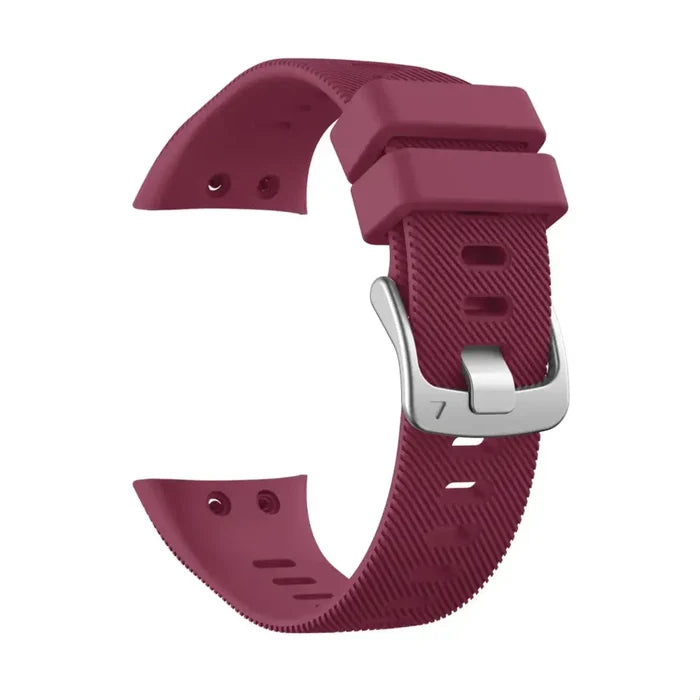 Habicare silicone strap for Garmin Swim 2 and Forerunner 45S series, available in 15 colors, shown in this image.