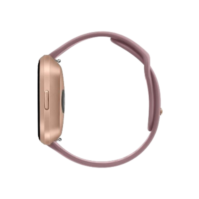 Habicare silicone watch band for Fitbit Versa 2, TWS style, in multiple colors, shown in a close-up image.