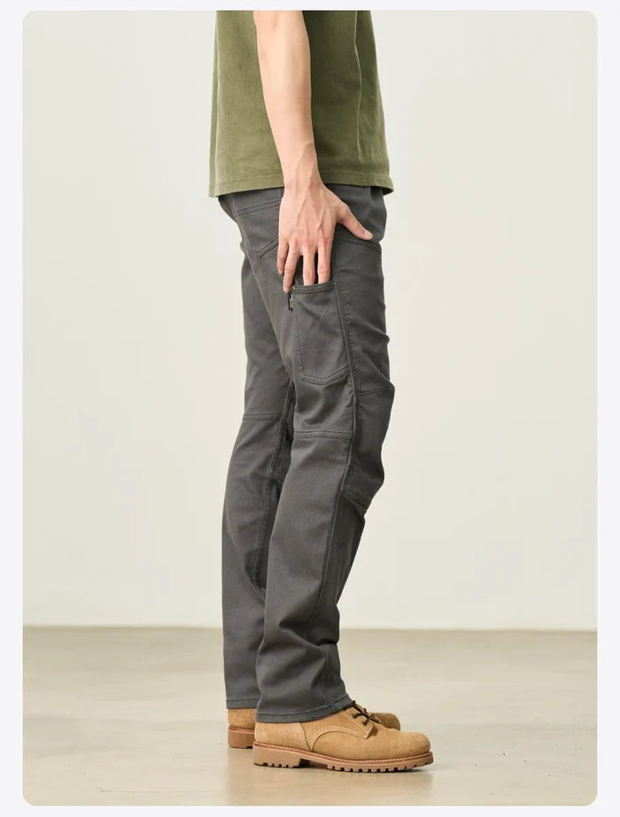 SIMWOOD 10oz Draping Motorcycle Riding Jeans