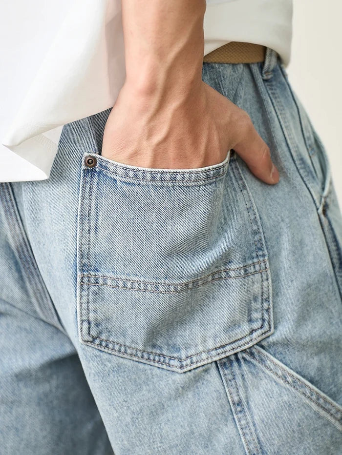 SIMWOOD 11oz Loose Relax Logging Jeans