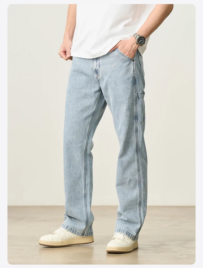 SIMWOOD 11oz Loose Relax Logging Jeans