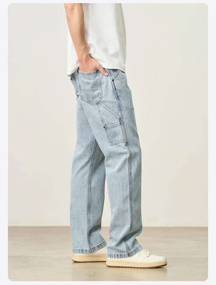 SIMWOOD 11oz Loose Relax Logging Jeans