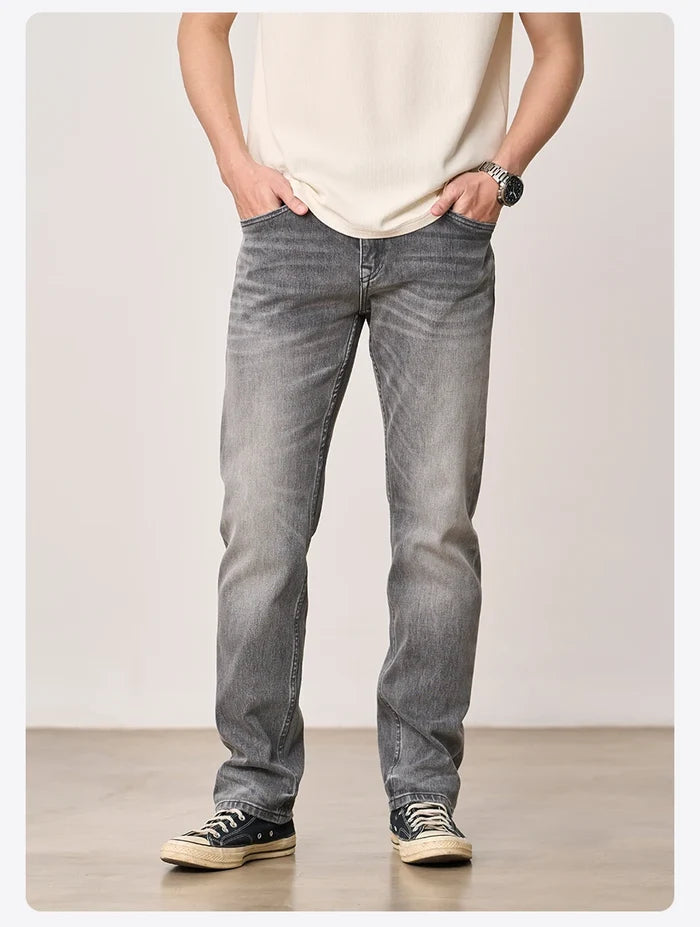 SIMWOOD 13.4OZ Enzyme Washed Jeans