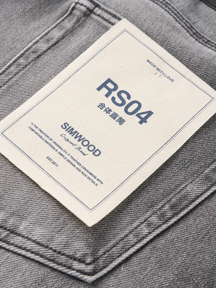 SIMWOOD 13.4OZ Enzyme Washed Jeans