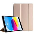 Habicare 9eight5 Smart Cover for iPad Series in elegant Silk Gold with magnetic closure, designed to protect and stylishly accessorize.