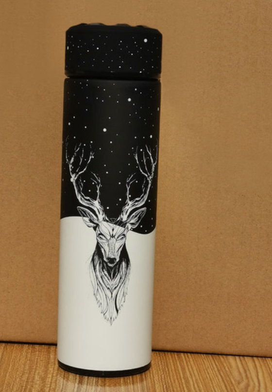 Smart insulated water bottle for students by Mead's Supply & Equipment Outfitters, featuring a sleek design and durable construction.