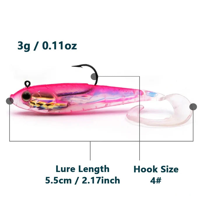 3Pcs-Red  5.5cm