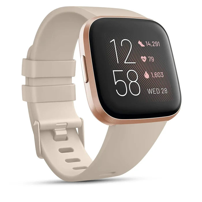 Habicare soft silicone sport band for Fitbit Versa Lite in various colors, designed for comfortable fitness tracking.