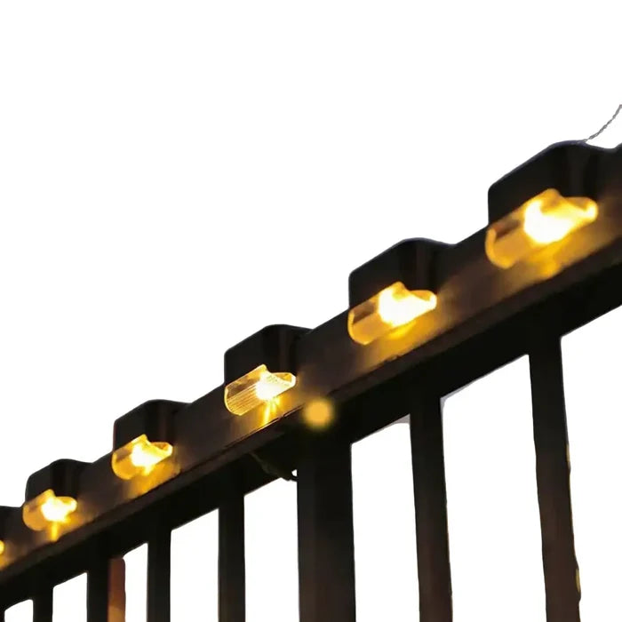 Set of waterproof solar LED outdoor lights by Habicare in 4, 8, 16, or 32 pack, ideal for garden or pathway lighting.