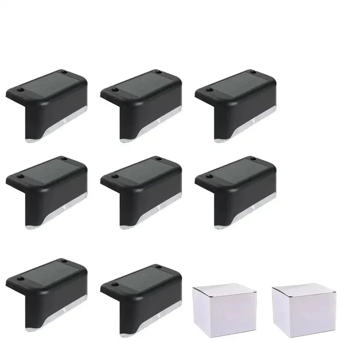 Black 8pcs / White Light