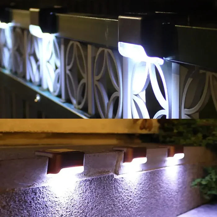 Set of Habicare Solar LED Waterproof Outdoor Lights in packs of 4, 8, 16, or 32, ideal for garden and pathway illumination.
