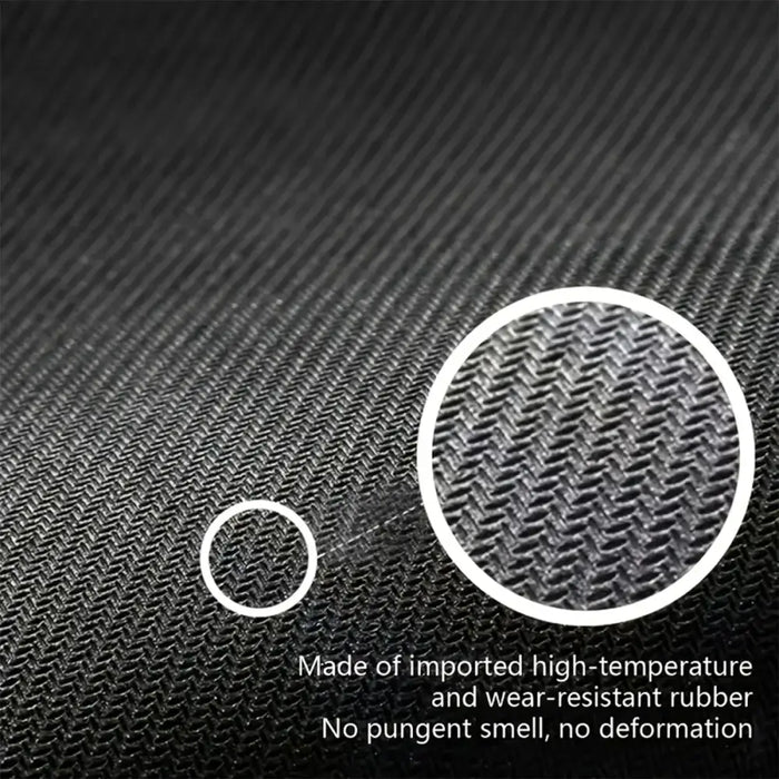 Habicare solid color kitchen mat with non-slip backing and absorbent surface, available in four vibrant colors.
