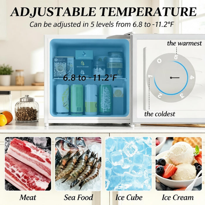 Space-Saving Single-Door Mini Refrigerator & Cooler