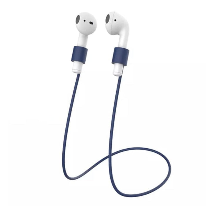 Navy blue 9eight5 Sport Earphone Lanyard for electronics accessories, designed to secure and carry earphones comfortably.