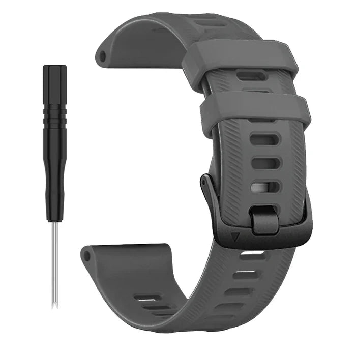 Colorful Habicare TWS sports silicone strap for Garmin Forerunner series, 22mm width, ideal for active wear and fitness tracking.