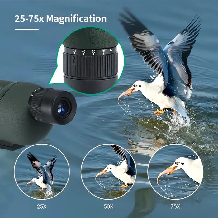 Habicare SS spotting scope monocular with adjustable zoom and lightweight design, ideal for outdoor wildlife observation.