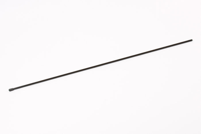 Black metal rod, sleek design, durable material, ideal for various applications.