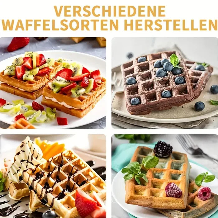 Square waffle mold for air fryer, non-stick baking pan accessory by ShopHub NZ, ideal for making crispy waffles at home.