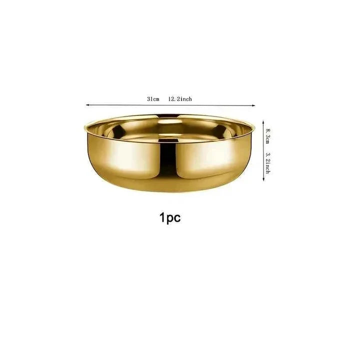 Stainless steel mixing bowl by ShopHub NZ, large capacity and versatile for baking and kitchen prep.