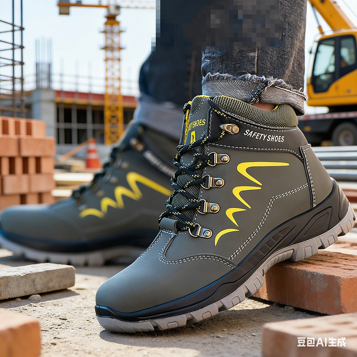 Steel cap safety work boots from dealonline.co.nz with waterproof, puncture-resistant features and industrial-grade durability.