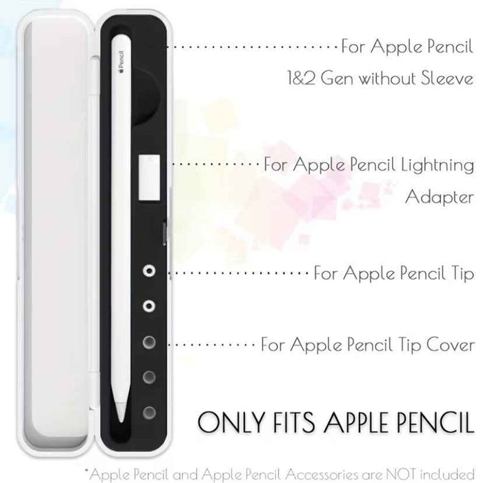 9eight5 Apple Pencil storage and travel case for 1st and 2nd generation, compact electronics accessory for easy transport and protection.