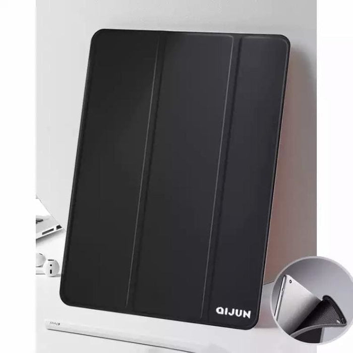Black stylish cover for iPad Mini 1, 2, and 3 by 9eight5, showing the protective case with a sleek design.