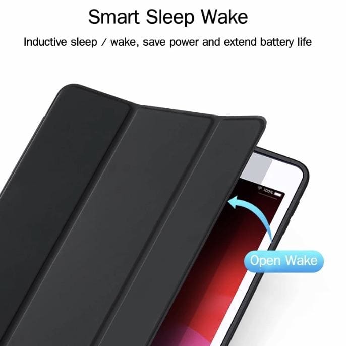 Black stylish cover for iPad mini 1, 2, and 3 by 9eight5, made for protection and a sleek look.