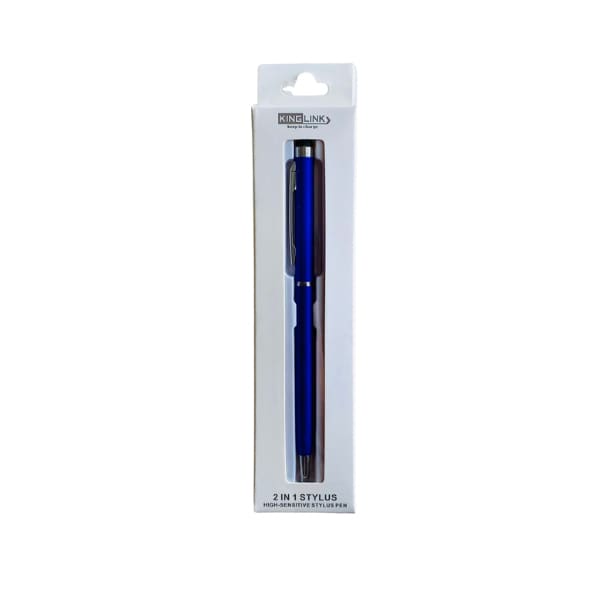 Navy blue 9eight5 2-in-1 dual touch stylus pen for electronics accessories, designed for touchscreen devices.