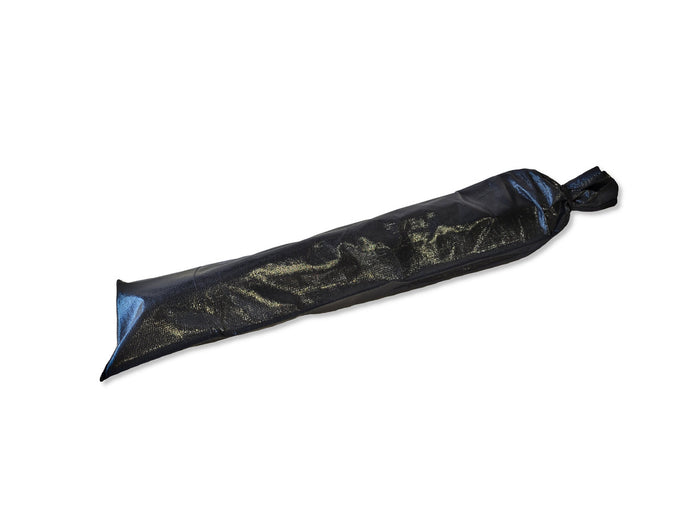 Black glittery decorative wrap for gifts, made from high-quality material, perfect for festive occasions.