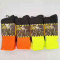Set of 12 men's thick crew socks from dealonline.co.nz, long work and casual socks in bulk package, comfortable and durable.
